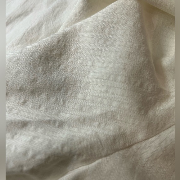 JENNI KAYNE The Beach Shirt Dress White Cotton Blend Button Down XXL - Picture 9 of 14